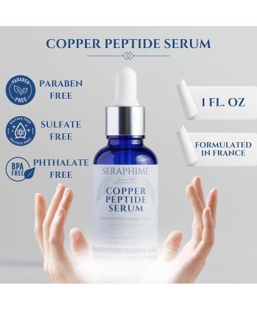 Copper Peptides Serum for Face 2% Copper Peptide with 4% Epidermal Growth Factor (EGF Serum) Niacinamide Ceramides Squalane & Hyaluronic Acid Multi Peptide Collagen Peptide Complex 1 fl oz - Buy Online on GoSupps.com