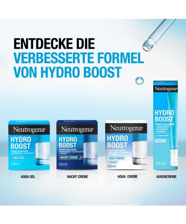 Neutrogena Hydro Boost Face Cream 50ml - Revitalising Booster with Hyaluronic Acid & Antioxidants Oil-Free Intensive Care for All Skin Types - Buy Online on GoSupps.com