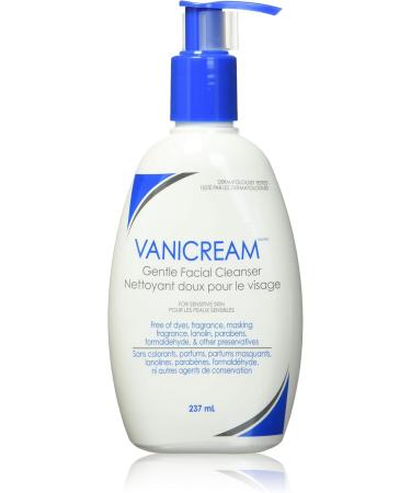 Vanicream Gentle Facial Cleanser with Pump Dispenser | 8 Ounce & Free & Clear Hair Shampoo | For Sensitive Skin | pH Balanced for all Hair Types | Fragrance and Paraben Free | 12 Ounce - Buy Online on GoSupps.com