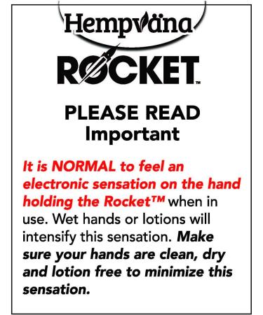 Hempvana Rocket Pain Relief Pen | Wireless TENS Therapy Stimulator | Portable Muscle Stimulator | As Seen On TV | 9 Intensity Settings - Buy Online on GoSupps.com