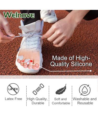 Welnove Gel Pinky Toe Separators - Pack of 12 | Prevent Rubbing & Relieve Pressure - Buy Online on GoSupps.com