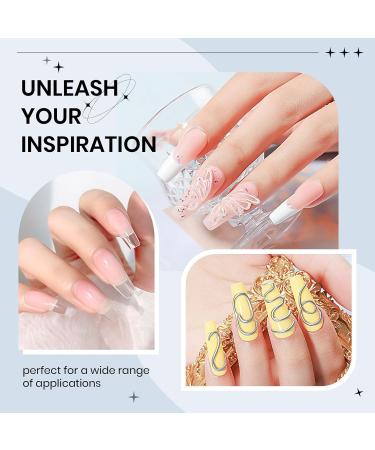 Solid Builder Gel for Nails - 3D Clear Nail Art Gel for DIY Nail Extension & Decoration - Non-Stick 14g (0.49fl oz - Buy Online on GoSupps.com