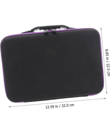 Magiclulu 2-Pack Essential Oil Travel Organizer Bag - Violet Lilac Storage Holder for Easy Travel and Arrangement - Buy Online on GoSupps.com