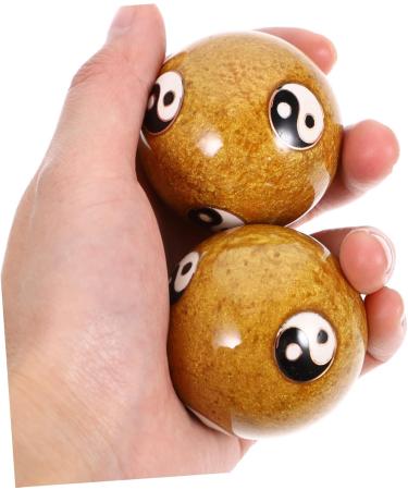 Gleavi 4-Piece Massage Globe Set - Hand & Foot Massage Balls for Relaxation & Exercise - Cloisonn Baoding Balls - Buy Online on GoSupps.com