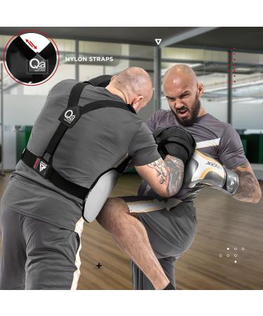 RDX Reversible Boxing Body Protector Kickboxing MMA Chest Guard - Black (L-XL) - Buy Online on GoSupps.com