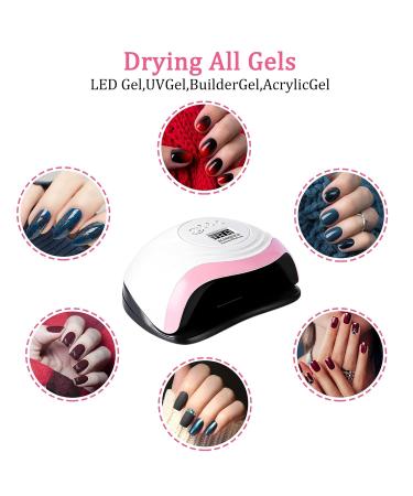 Shop Joyboy 168W UV LED Nail Dryer - Professional Lamp with Smart Timer & LCD Display for All Gel Nails - Buy Online on GoSupps.com