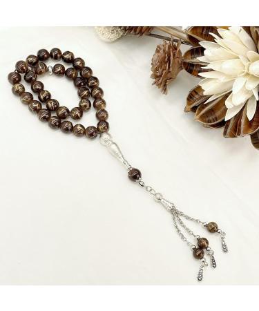 Shop SOUTHJIELING Adjustable Blue Rosary Bracelet | Fashion Beads Prayer Accessories for Trendsetters - Buy Online on GoSupps.com