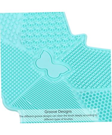 Ipetboom 1pc Silicone Scrub Pad Make up Makeup Brush Cleaning Tool Brush Cleaning Mat Hair Brush Cleaning Tool Makeup Brush Scrubber Beauty Tool Cleaner Cosmetic Silica Gel 23X17cm Green - Buy Online on GoSupps.com
