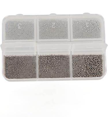 Nail Beads Professional Mini Nail Beads DIY Unique Elegant Decoration for Nail Salon (Carbon Black) - Buy Online on GoSupps.com