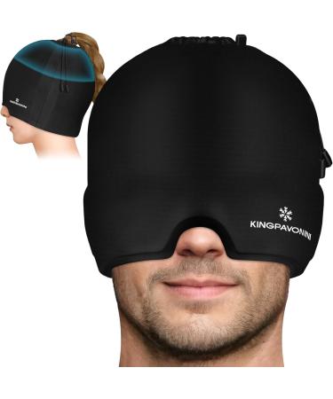 Gel Ice Migraine Relief Cap - Adjustable Cold Compression for Headaches Tension & Sinus Relief | Universal Fit Hot/Cold Therapy - Buy Online on GoSupps.com