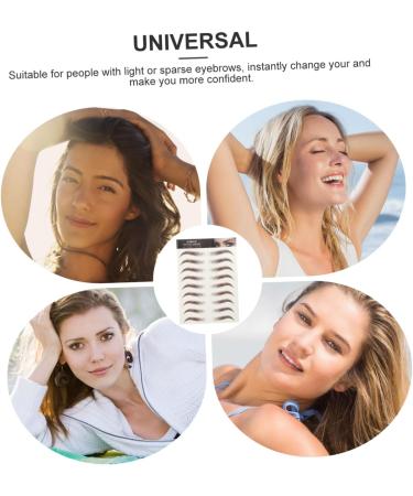 NOLITOY 9 sheets Sticker Stickers Artificial Hairlike Transfer Tools Shaping Hair- Tattoos Women Proof D - Buy Online on GoSupps.com