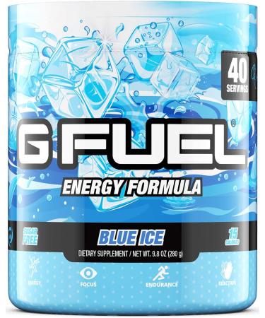 G Fuel Blue Ice Elite Energy Powder - 9.8 oz (40 Servings) - Buy Online on GoSupps.com