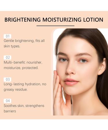  XUSHAOLUN Set of 4 brightening and moisturizing lotions gentle skin brightening lotion long-lasting moisturizing lotions with vitamin E soothing and nourishing facial lotions creamy texture - Buy Online on GoSupps.com