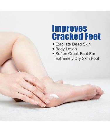 Urea Foot Cream - Cracked Heel Repair Cream - Foot Cream for Cracked Heels and Dry Skin - Urea 10% Foot Cream for Very Dry Feet - Deep Moisturizing for Feet Knees and Body Care - Buy Online on GoSupps.com