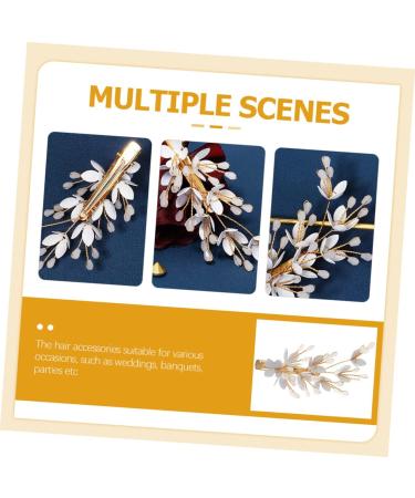 minkissy Crystal Forest Hair Clip Hair Barrettes for Women Pearl Barrettes for Women Rhinestone Barrettes for Women Girl Hair Clips Bridal Hair Pin Barrettes Bride Accessories Fine - Buy Online on GoSupps.com