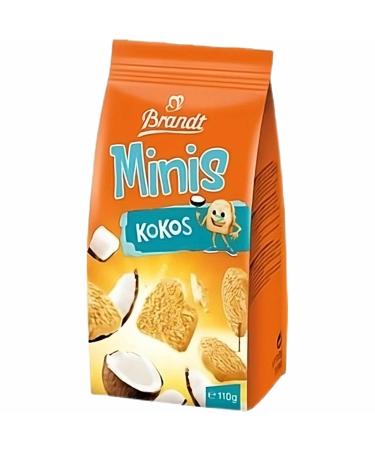 Brandt Mini Zwieback Coconut 12-Pack (12x110g) - Authentic German Snack | International Shipping Available - Buy Online on GoSupps.com