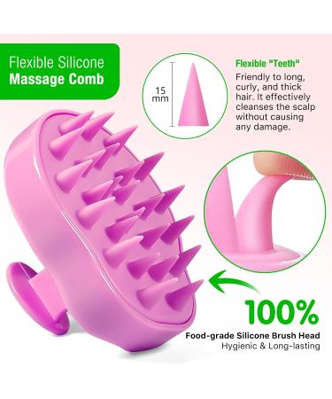 Premium Rosemary Oil for Hair Growth 120ml | Essential Oil for Thinning Damaged Hair - Includes Silicone Scalp Massager - Buy Online on GoSupps.com