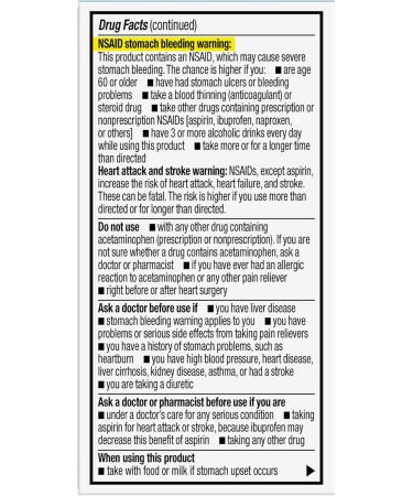 GoodSense Dual Action Acetaminophen & Ibuprofen Tablets for Back Pain - 250mg/125mg 18 Count - Fast Relief & International Shipping Available - Buy Online on GoSupps.com