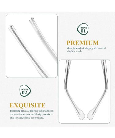 Healeeved Glasses Repair Set | Sunglasses Arm Hinge Replacement | Accessory & Spare Parts for Metal & Crystal Frames | 1 Pair Adjustable 13x0.6cm - Buy Online on GoSupps.com