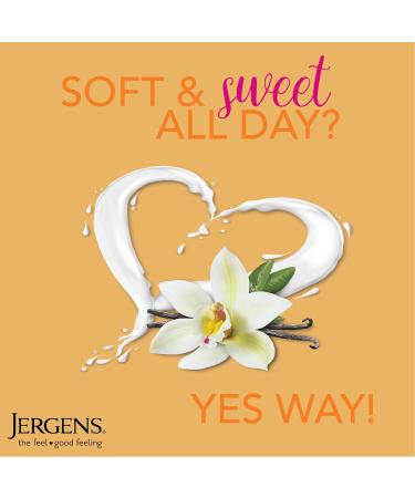 Jergens Softening Vanilla Oil-Infused Moisturizer 16.8oz | Soothing Full-Body Moisture with Sweet Vanilla Essence | International Shipping Available - Buy Online on GoSupps.com