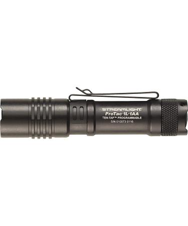 Streamlight 88061 ProTac 1L-1AA 350-Lumen Dual Fuel Tactical Light Black - 4.25 Inch Compact Design - Buy Online on GoSupps.com