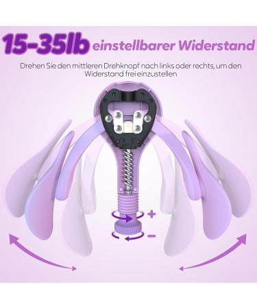 Ultimate Thigh Trainer with Intelligent Counting Chip | Spopal Hip Trainer for Leg Press & Pelvic Floor | Postpartum Buttocks Correction at Home - Purple - Buy Online on GoSupps.com