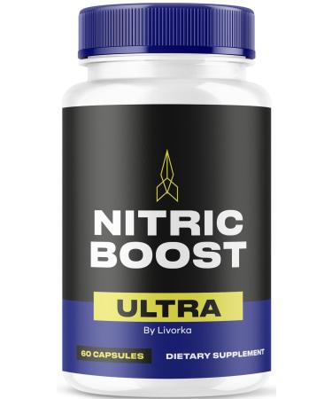 Nitric Boost Ultra Powder Now in Capsules Advanced Formula - 60 Count for 1 Month
