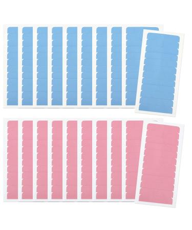240PCS Double Sided Hair Tape Waterproof Wig Tape Hair Extension Tape Tabs for Lace Wigs Toupee and Hairpiece 4 x 0.8 cm Blue Pink