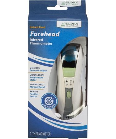 Buy Veridian 09-349 Non-contact Infrared Digital Thermometer | Fast 1-Second Readout Backlit Display Memory Recall - Ships Internationally - Buy Online on GoSupps.com