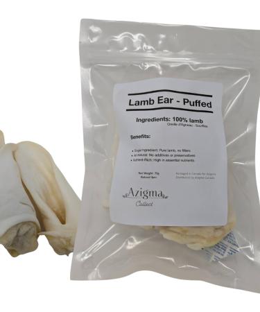 Puffed Lamb Ears for Dogs Natural Chew Treat (70g) - Buy Online on GoSupps.com