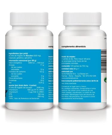 Higabac 400Mg 125 Perlas Higado Bacalao - Buy Online on GoSupps.com