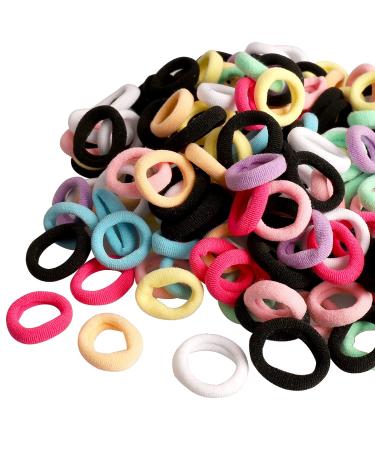 200 pieces hair tie girl 20mm small hair tie girl hair tie baby elastic hair tie children braid rubber rubber band mini hair band Christmas gifts for baby - Buy Online on GoSupps.com