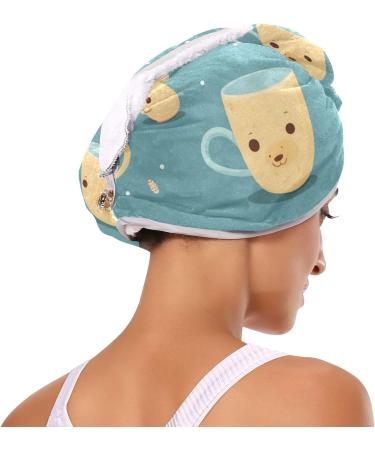 Tea Cup Dog Hair Towel 2 Pack | Super Absorbent Quick Dry Hair Turbans for Women & Girls | Ultimate Hair Drying Solution - Buy Online on GoSupps.com