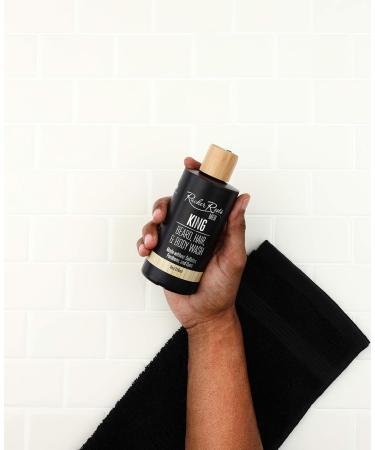 Rucker Roots x King Beard - Tea Tree Oil Hair & Body Wash | Sulfate & Dye Free | Nourishing Sunflower & Vitamin E - Buy Online on GoSupps.com