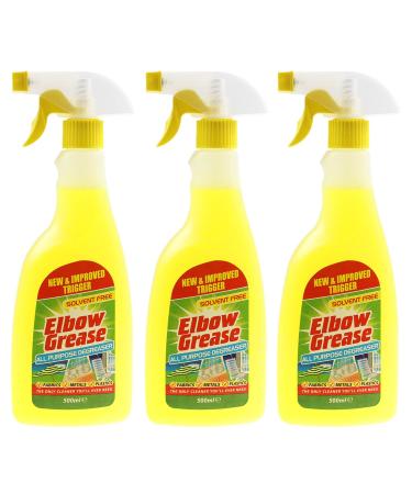 Elbow Grease 3X500ml All Purpose Kitchen Laundry Household Degreaser Cleaner Spray