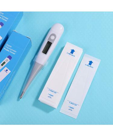 Healifty 200Pcs Disposable Thermometer Covers for Digital Thermometers - Oral Ear Recta Thermometer Sleeves - Buy Online on GoSupps.com