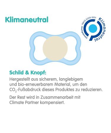 Mam Supreme Night Pacifiers 2 Set | Bright Baby Soothers for Dental Health | Skin-Friendly | Includes Pacifier Box | 16+ Months | Tiger/Universe Design - Buy Online on GoSupps.com
