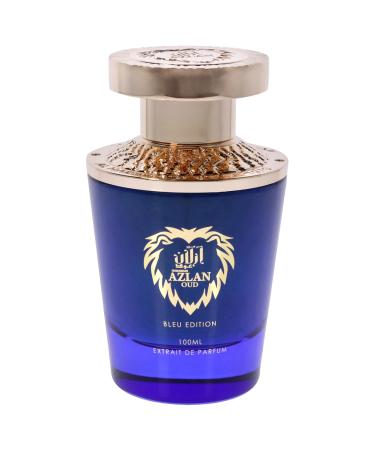 Al Haramain Azlan Oud Bleu - Cologne for Men - Extrait de Parfum - Long Lasting Oud Perfume for Men - Arabian Perfume - Men's Cologne - 3.33 oz Lavender 3.33 Ounce (Pack of 1) - Buy Online on GoSupps.com
