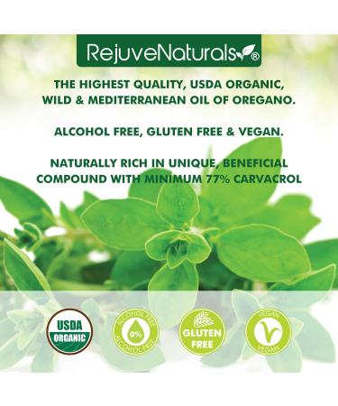 RejuveNaturals Inner & Outer Wellness Bundle 100% Pure Vitamin E Oil (85 800 IU) + Extra Strength USDA Organic Oil of Oregano | Immune Support & Skin Repair | Vegan Non-GMO Gluten Free | 2 f - Buy Online on GoSupps.com