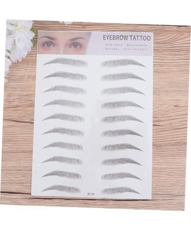 Angoily 2pcs 3d Eyebrow Stickers Cosmetology Kit Eyebrow Hair Eyebrow Stencils Tool Eyebrow Trimming Woman - Buy Online on GoSupps.com