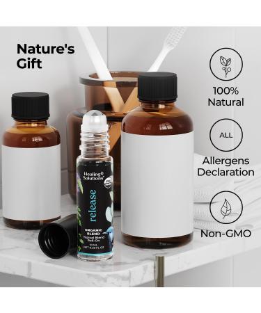 Buy Healing Solutions Head Relief Essential Oil Roll-On | Organic Clove Oil Aromatherapy | 10ml - International Shipping Available - Buy Online on GoSupps.com