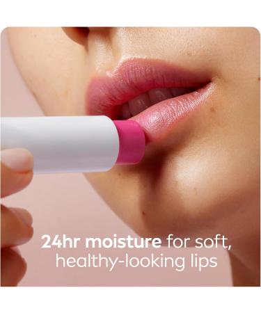 NIVEA Watermelon Shine Lip Balm (2 X 4.8g) | Subtle Pink Tinted Lip Care 24H Hydration - Buy Online on GoSupps.com