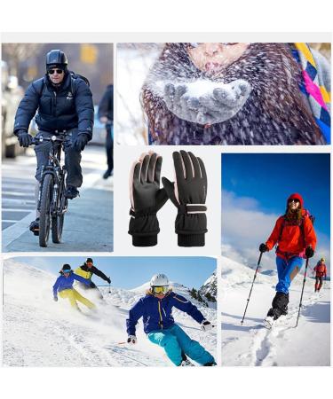 Ottsas Women's Pink Touchscreen Ski Gloves - Waterproof & Windproof - Buy Online on GoSupps.com