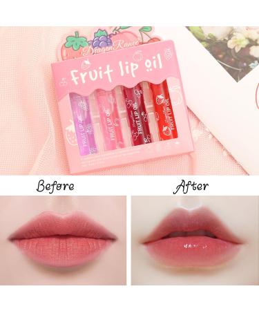 Shop 4-Piece Fruit-Flavored Lip Gloss Set | Moisturizing Roll-On Lip Oils for Long-Lasting Shine | Perfect Gift for Girls - Buy Online on GoSupps.com