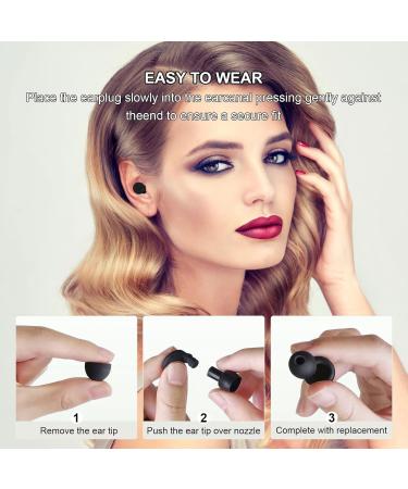 High-Fidelity Ear Plugs for Sleeping & Noise Reduction - Invisible Hearing Protection for Concerts Motorcycles Airplanes and Work | Fits Small Medium Large - Buy Online on GoSupps.com
