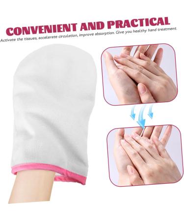 1 Pair Waxing Gloves Hand Mitt Wax Care Mitt Wax Warmer Gloves Wax Insulated Gloves Moisturizing Gloves for Dry Hands Wax Treatment Mitt Hand Wax Gloves Mitts Hot Wax Heating Towel 26.00X16.00X0.20CM - Buy Online on GoSupps.com