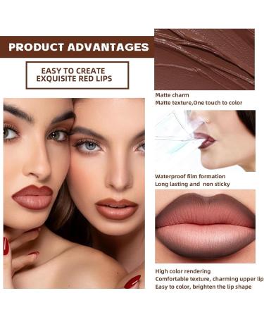 Sitovely 5PCS Matte Lip Pencil Set Matte Gradient Lip Liner Gradient Lip Pencil and Lipstick Natural Lip Pencil Smooth Lip Pencil Non-Stick Lip Makeup - Buy Online on GoSupps.com