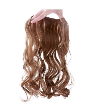 Buy Silk-Co 50cm Adjustable Rubber Band Hair Extensions - Red-Brown Synthetic Corrugated Styles for Women - Buy Online on GoSupps.com