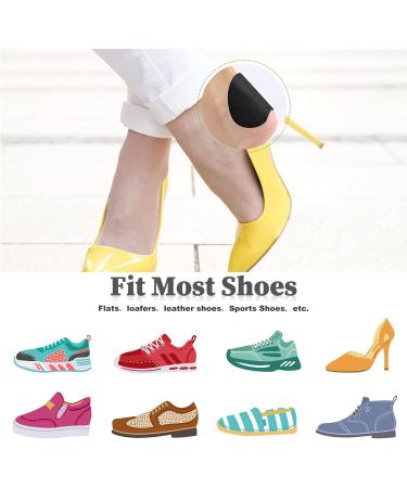 ZSRVAJ 16 Pcs Shoe Heel Repair Heel Repair Patch Self-Adhesive Shoe Repair Patch for Most Types of Shoes Shoe Heel Repair Kit for Sneaker Leather Shoes and High Heels (Black) - Buy Online on GoSupps.com