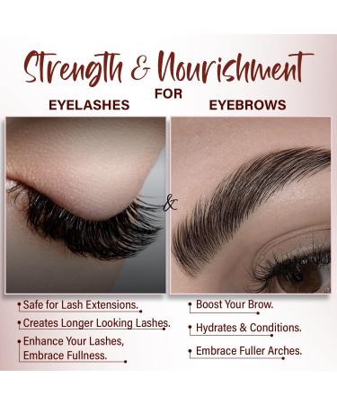 Herbishh Eyelash & Eyebrow Enhancing Serum Nourishing Duo for Fuller-Looking Lashes & Brows Safe for Lash Extensions Fragrance-Free Travel-Friendly Duo 0.135 fl. oz each - Buy Online on GoSupps.com